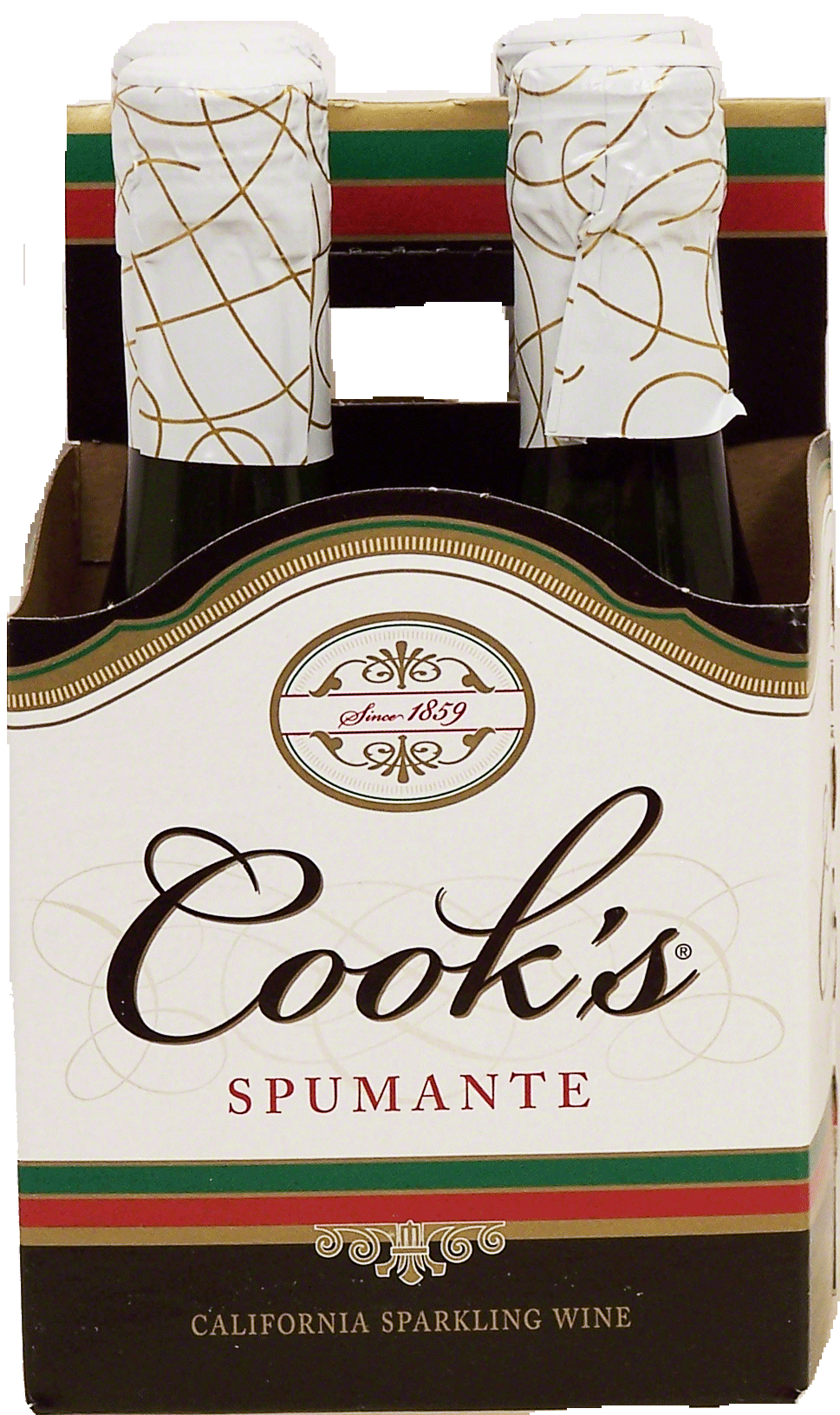 Cook's&nbsp;Spumante&nbsp;sparkling wine of California, 8.5% alc. by vol., 187-ml single serve Full-Size Picture